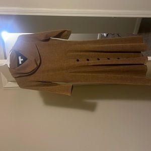 Brown dress size small